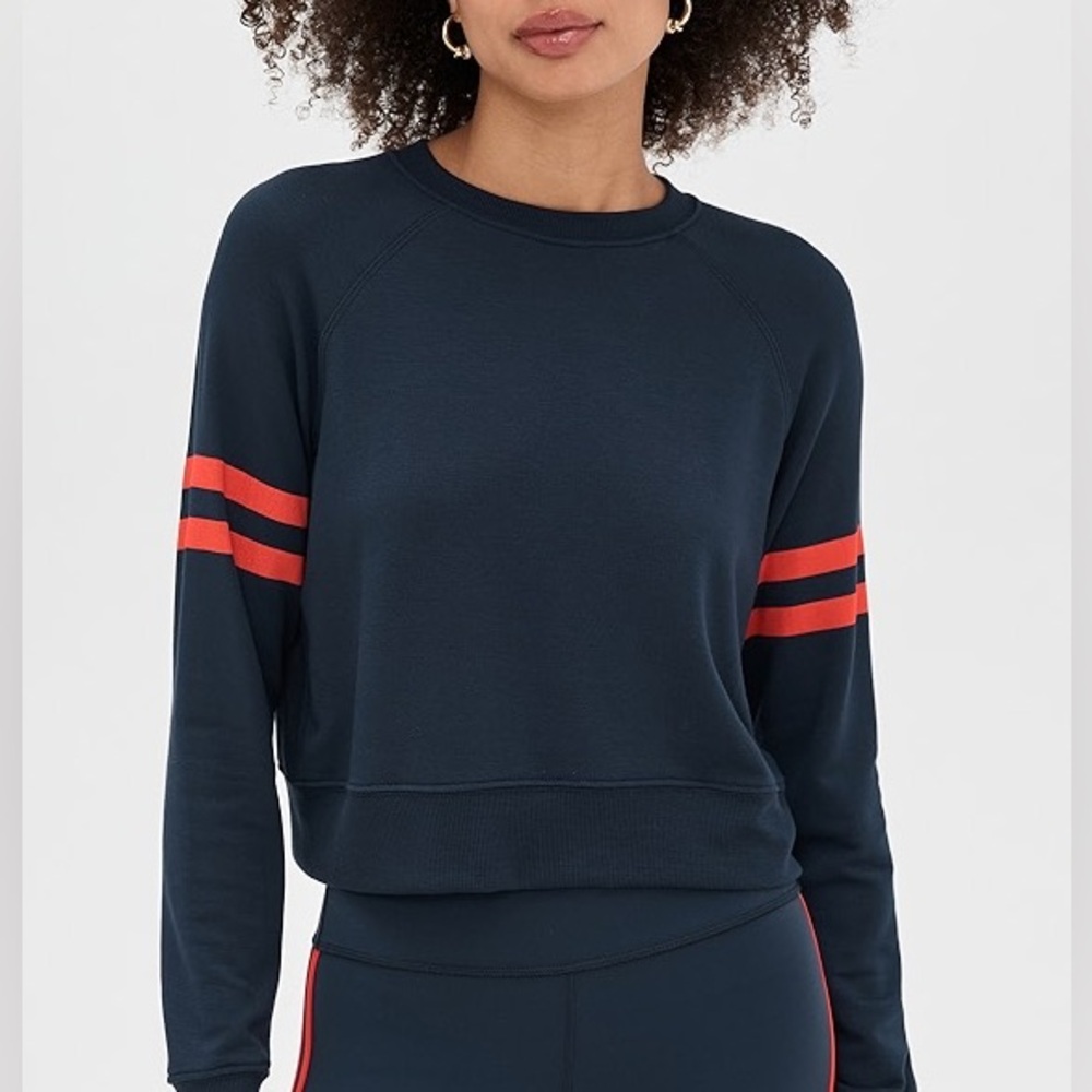 Splits59 Brooks Stripe Fleece Sweatshirt | XS